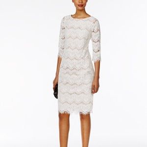 NWT Jessica Howard White Lace Dress